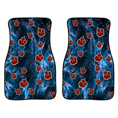 Anime Demon Slayer Art Print autó első és hátsó szőnyegek Általános csúszásmentes gumi autószőnyegek 4 részes vízálló F