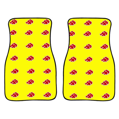 Anime Demon Slayer Art Print autó első és hátsó szőnyegek Általános csúszásmentes gumi autószőnyegek 4 részes vízálló F