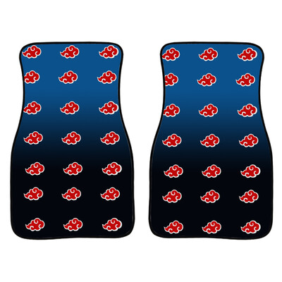 Anime Demon Slayer Art Print autó első és hátsó szőnyegek Általános csúszásmentes gumi autószőnyegek 4 részes vízálló F