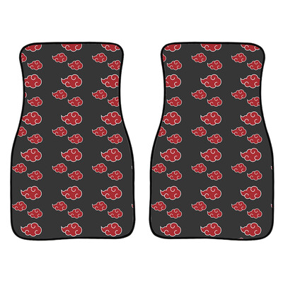 Anime Demon Slayer Art Print autó első és hátsó szőnyegek Általános csúszásmentes gumi autószőnyegek 4 részes vízálló F