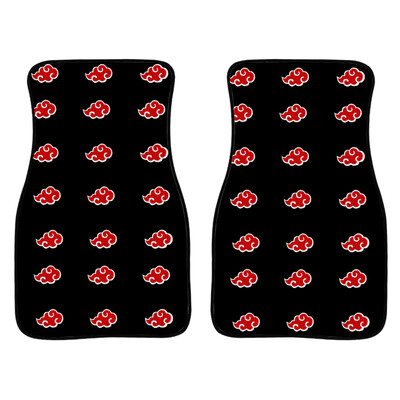 Anime Demon Slayer Art Print autó első és hátsó szőnyegek Általános csúszásmentes gumi autószőnyegek 4 részes vízálló F