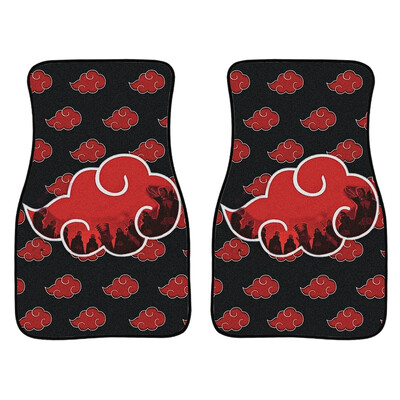 Anime Demon Slayer Art Print autó első és hátsó szőnyegek Általános csúszásmentes gumi autószőnyegek 4 részes vízálló F