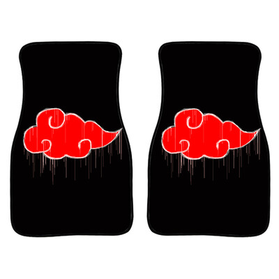 Anime Demon Slayer Art Print autó első és hátsó szőnyegek Általános csúszásmentes gumi autószőnyegek 4 részes vízálló F