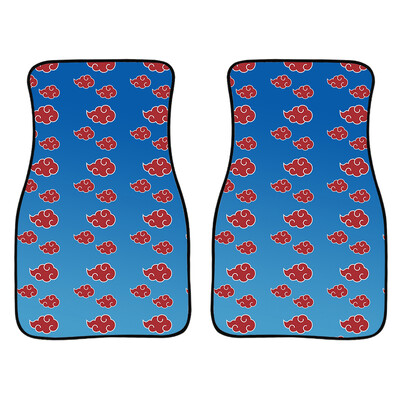 Anime Demon Slayer Art Print autó első és hátsó szőnyegek Általános csúszásmentes gumi autószőnyegek 4 részes vízálló F