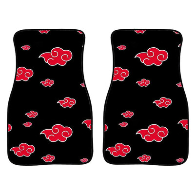 Anime Demon Slayer Art Print autó első és hátsó szőnyegek Általános csúszásmentes gumi autószőnyegek 4 részes vízálló F