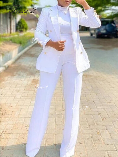 Ceriņu krāsas sieviešu uzvalks elegants un elegants sieviešu uzvalks 2 daļīgai jakai, žaketes bikses, ikdienas uzvalks pavasara rudenim