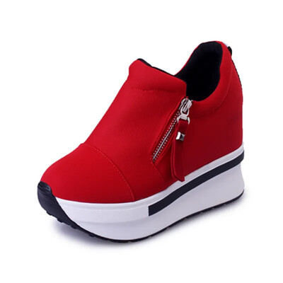 Új érkezés vastag talpú piskótacipő alkalmi fehér cipők fűzők koreai változat Canva női divatos női egyszemélyes