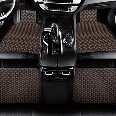 Universal πατάκια αυτοκινήτου τεχνητό δέρμα αδιάβροχο σετ 4 τμχ Προστατευτικό αξεσουάρ αυτοκινήτου εσωτερικού χώρου