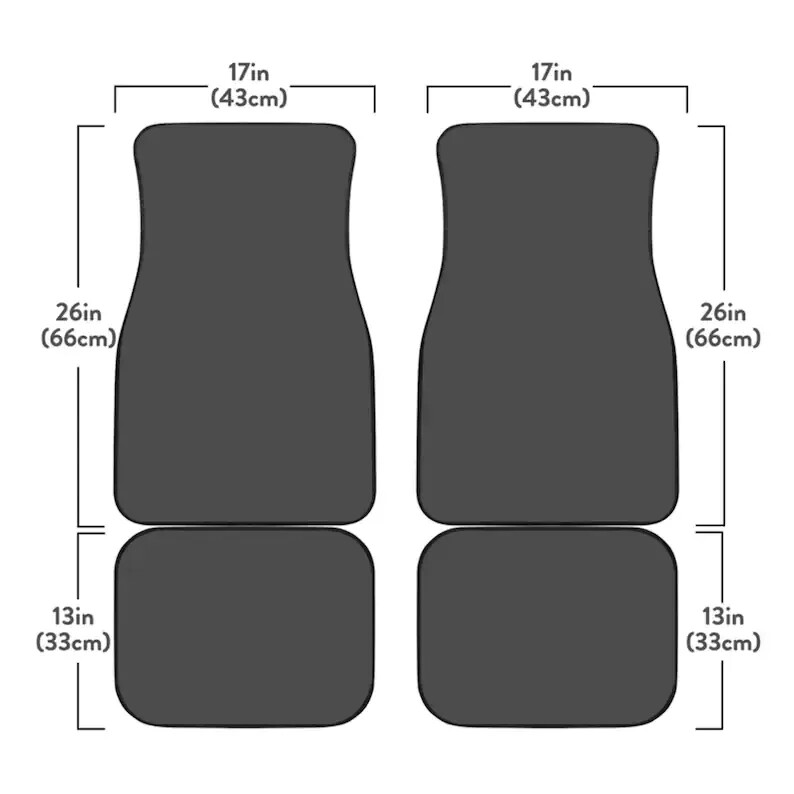 Fundal negru Design Dragon Roșu Rezistent la pete Ușor de curățat Material din cauciuc antiderapant 4/2 buc. Covoraș pentru picioarele mașinii