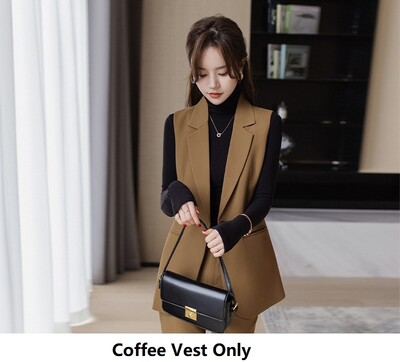 Formális egyenruhák üzleti öltönyök blézerek Női nőknek Formális, elegáns karriernadrágok nadrággal, mellényekkel és mellényekkel