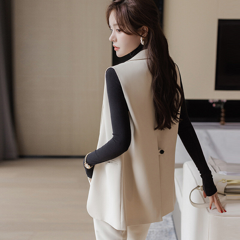 Formális egyenruhák üzleti öltönyök blézerek Női nőknek Formális, elegáns karriernadrágok nadrággal, mellényekkel és mellényekkel