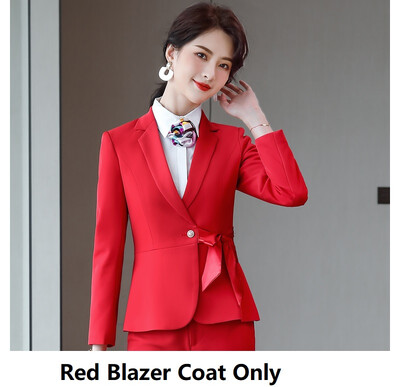 Supradimensionat 5XL Formal femei costume de afaceri cu mâneci lungi toamnă iarnă profesionale dame office pantaloni set blazere