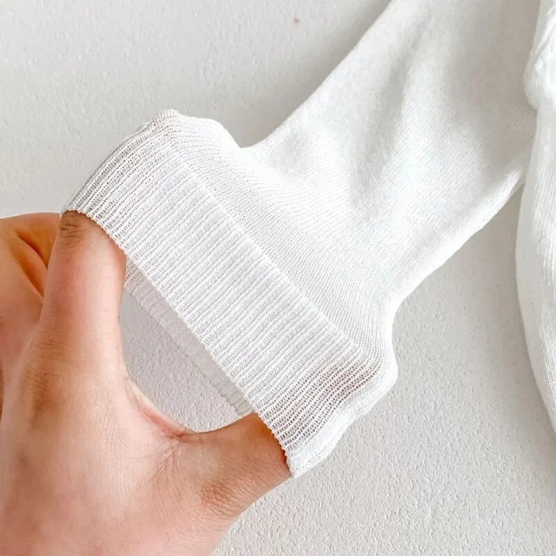 Καλοκαίρι 2024 Νέα βρεφική μακρυμάνικη βαμβακερή ζακέτα με λεπτή αναπνεύσιμη βρεφική κοριτσάκι πλεκτό αντηλιακό μπουφάν Αγόρια Μασίφ τοπ ρούχα