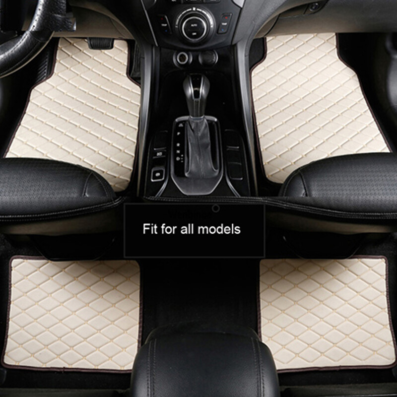 Universalūs automobilių grindų kilimėliai, skirti Land Rover Discovery 34 freelander 2 Sport Range Sport Evoque 5D automobilių stiliaus kiliminės dangos