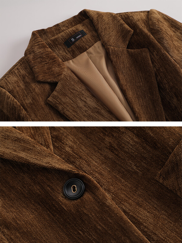 Téli sárgabarack fekete kávé irodai női nadrágkosztüm Női munkaruha kabát blézer és nadrág formális 2 részes készlet