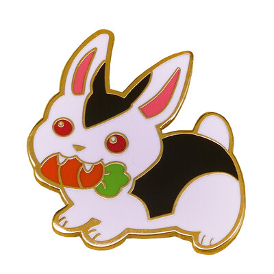 Kawaii Rabbit emaljas piespraudes Usagi Sakura dzīvnieku sakta multfilma Pet Little Bunny Pins rotaslietas