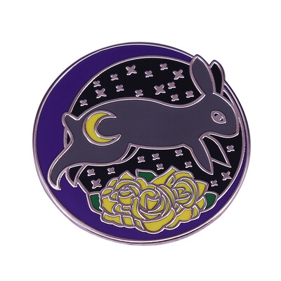 Kawaii Rabbit emaljas piespraudes Usagi Sakura dzīvnieku sakta multfilma Pet Little Bunny Pins rotaslietas