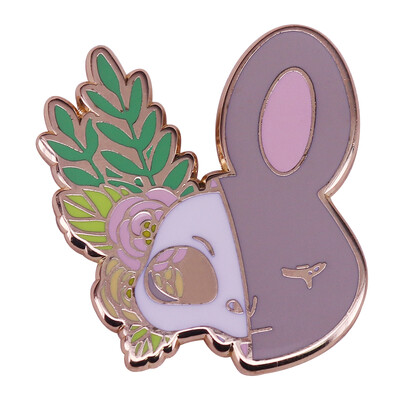 Kawaii Rabbit emaljas piespraudes Usagi Sakura dzīvnieku sakta multfilma Pet Little Bunny Pins rotaslietas