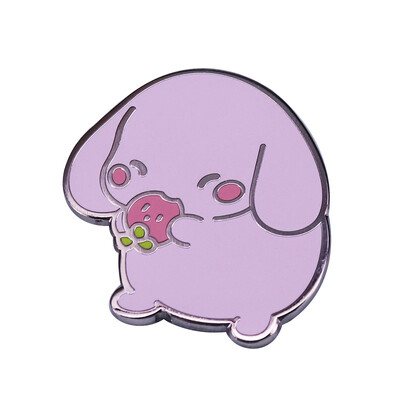 Kawaii Rabbit emaljas piespraudes Usagi Sakura dzīvnieku sakta multfilma Pet Little Bunny Pins rotaslietas