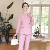 Costumul pantalon elegant, formal, îmbrăcăminte de birou profesională, costume de afaceri, cu pantaloni și jachete, haină pentru doamne, blazer pentru interviu în carieră