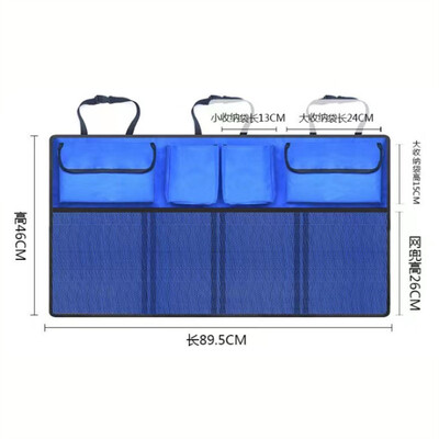 Organizer πορτμπαγκάζ αυτοκινήτου Καθολική ρυθμιζόμενη τσάντα αποθήκευσης πίσω καθίσματος Δίχτυ υψηλής χωρητικότητας πολλαπλών χρήσεων Oxford Universal Stowing Τακτοποίηση