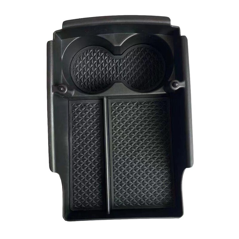 Tesla Model S Model X tartozékaihoz középkonzol ABS tálcaszervező központi kartámasz alsó tárolódoboz органайзер 자동차용품