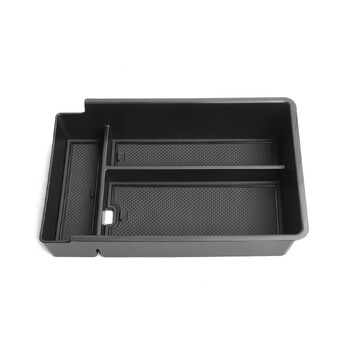 για Xpeng G6 Car Central Console Tray Υποβραχιόνιο Storage Box Organizer Εσωτερικά αξεσουάρ αποθήκευσης Μαύρο