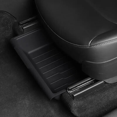 Pre Tesla Model Y Úložný box pod sedadlo, organizér do autosedačky, držiak zásuvky pod sedadlo vozidla pre Tesla Model Y Vnútorný zásobník
