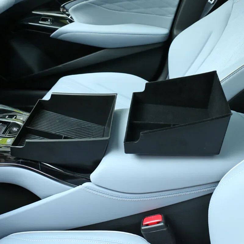 Autós rendeződoboz BYD Seal Atto 4 EV 2022~2024 2023 Tartó Különféle Csomagolás Központi kartámasz vezérlés Tárolótálca Tartozékok