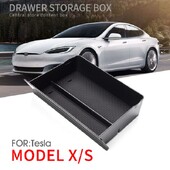 Organizator pentru consolă centrală auto, cutie de depozitare, sertar, ochelari, carte, creion, organizator pentru Tesla Model S Model X, accesorii pentru interior