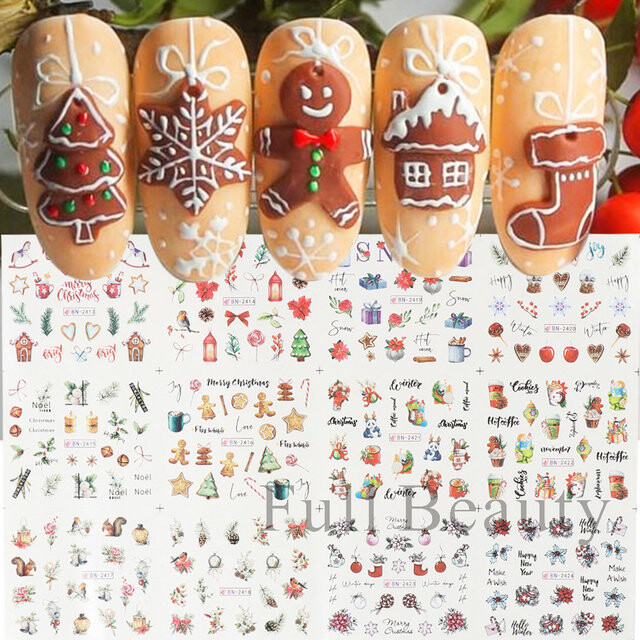 Határon átnyúló új köröm vízjel matrica rajzfilm medve papagáj aranyos állat köröm matrica