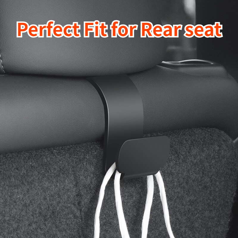 2GB aizmugurējā sēdekļa atzveltnes āķa organizators priekš Tesla Model Y bagāžnieka uzglabāšanas galvas balsta pakaramā soma Lietussargu turētāja automašīnas salona piederumi