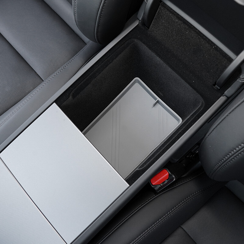 Pentru Tesla Model 3 Highland 2024 Accesorii interioare Consolă centrală Cutie organizatoare de depozitare Cotiera transparentă Covoraș pentru pahare