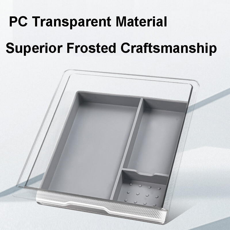 Pentru Tesla Model 3 Highland 2024 Accesorii interioare Consolă centrală Cutie organizatoare de depozitare Cotiera transparentă Covoraș pentru pahare