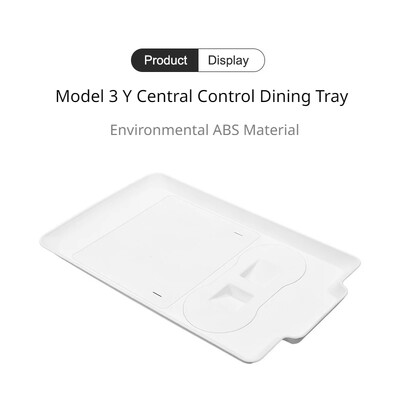 Για Tesla Model 3 Y White Storage Box Αυτοκίνητο Διπλό Επίπεδο Οθόνη Ταμπλό Υποβραχιόνιο Κεντρικά Κουτιά ελέγχου Αξεσουάρ εσωτερικού αυτοκινήτου