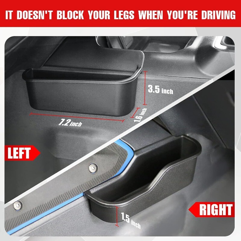 Cutie de depozitare a schimbătorului de viteze pentru consola centrală pentru Ford Bronco 2021 2022 2023 2024, tavă de depozitare laterală organizatoare pentru accesorii Bronco