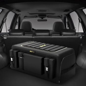 Για Tesla Model 3 Medel Y Trunk Storage Organizer με Καπάκι Car Trunk Organizer Storage Box Oxford Cloth Αναδιπλούμενος Οργανισμός