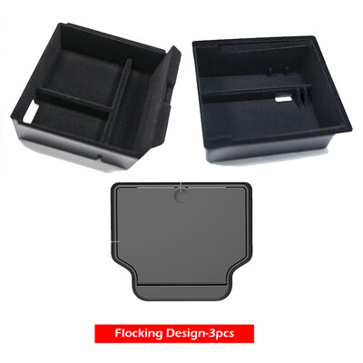 Organizator pentru consolă centrală pentru Tesla Model 3 Highland 2024 Cutie de depozitare pentru cotiera și organizator sertar frontal Cotiera ascunsă