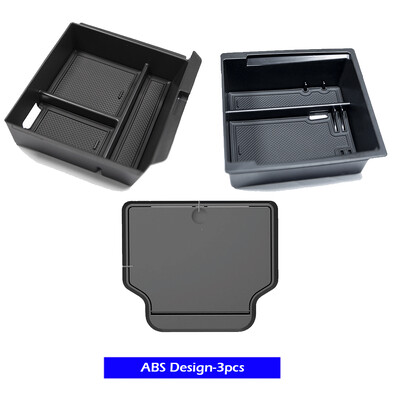 Organizator pentru consolă centrală pentru Tesla Model 3 Highland 2024 Cutie de depozitare pentru cotiera și organizator sertar frontal Cotiera ascunsă