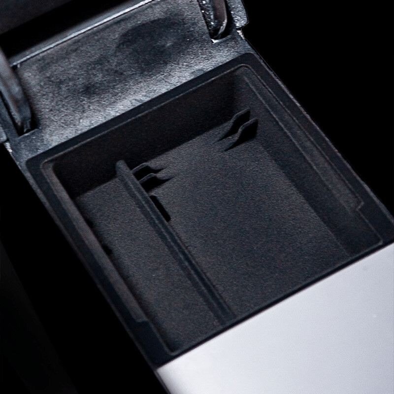 Organizator pentru consolă centrală pentru Tesla Model 3 Highland 2024 Cutie de depozitare pentru cotiera și organizator sertar frontal Cotiera ascunsă