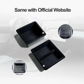 Cutie de depozitare pentru Tesla Model 3 Y Consola centrală Cotiere centrale tăvi Organizator auto Container Suport pentru carcasă flocata 2021-2023