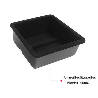 Cutie de depozitare pentru Tesla Model 3 Y Consola centrală Cotiere centrale tăvi Organizator auto Container Suport pentru carcasă flocata 2021-2023