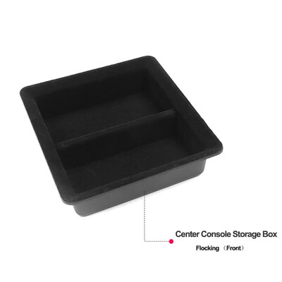 Cutie de depozitare pentru Tesla Model 3 Y Consola centrală Cotiere centrale tăvi Organizator auto Container Suport pentru carcasă flocata 2021-2023
