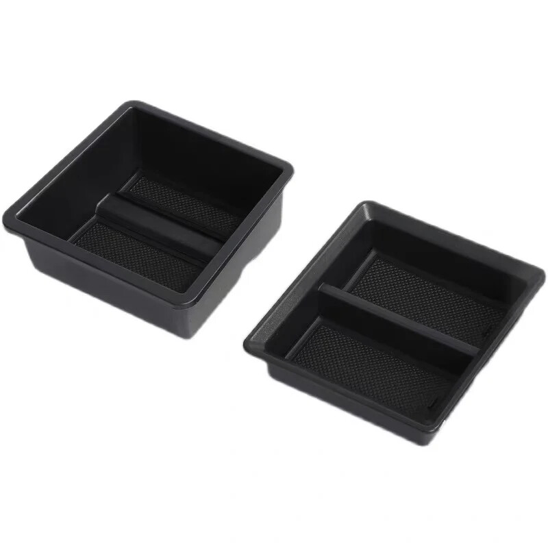 Cutie de depozitare pentru Tesla Model 3 Y Consola centrală Cotiere centrale tăvi Organizator auto Container Suport pentru carcasă flocata 2021-2023