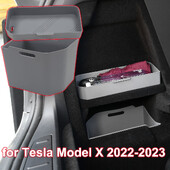 Tesla Model X-hez Hátsó csomagtartó tároló rendszerező doboz tálca szilikon vízálló ModelX 2023 2022 védő autó belső kiegészítők