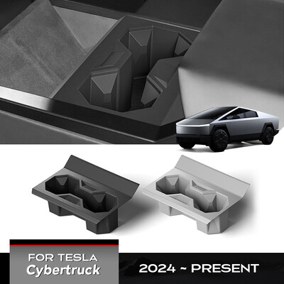 За централна конзола на Tesla Cybertruck 2024 г. Вложка Силиконов държач за органайзер за напитки Аксесоари за вътрешно надграждане