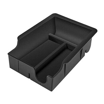 Για Tesla Model 3 Y 2022 2023 Storage Box Car Central Armrest Flocking/ABS Storage Box Organizer Model 3 2021 Accessories