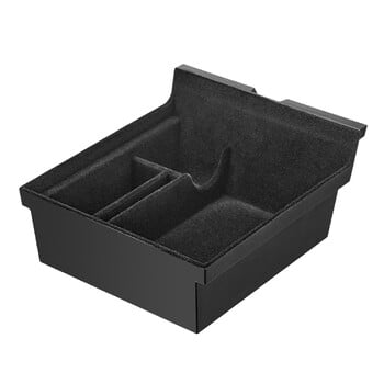 Για Tesla Model 3 Y 2022 2023 Storage Box Car Central Armrest Flocking/ABS Storage Box Organizer Model 3 2021 Accessories