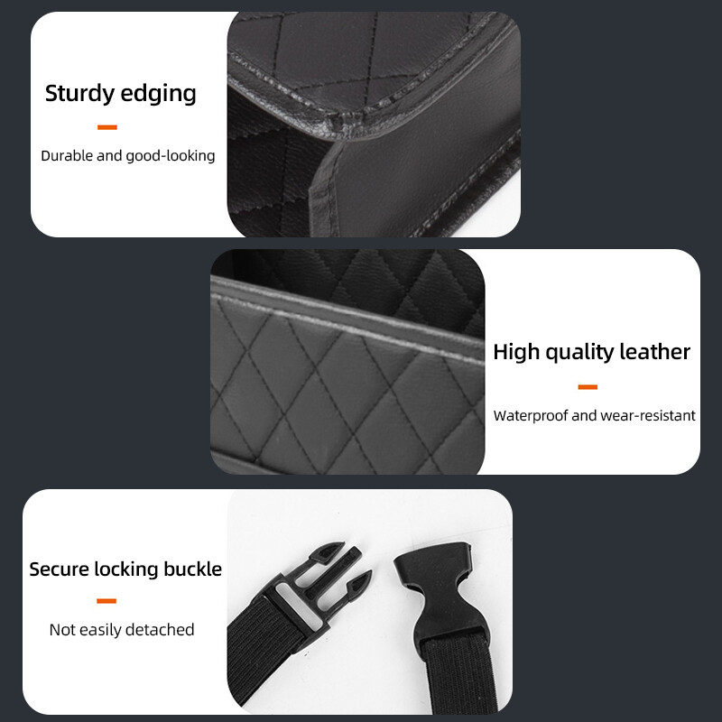 Geantă de depozitare pentru spătar scaun auto 2024 pentru Tesla Model 3 Highland Model 3 YSX 2023 2022 Organizator Accesorii pentru cutie de suspendare pentru spate