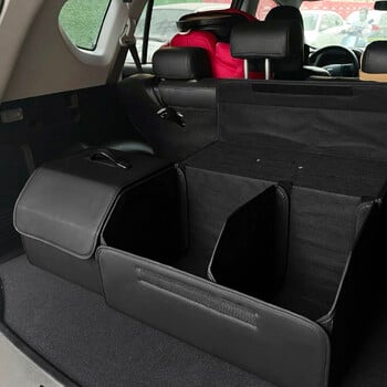 Τσάντα αποθήκευσης πορτμπαγκάζ Car Organizer Εργαλεία Auto Multiues Μεγάλης χωρητικότητας Κουτί αποθήκευσης Τσάντα αποθήκευσης Τακτοποίηση τσάντα οργάνωσης πορτμπαγκάζ αυτοκινήτου